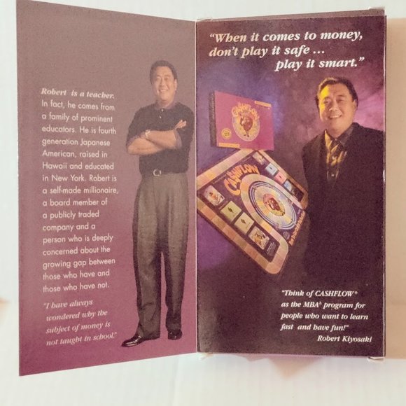 Rich Dad CashFlow The Secrets of The Rich VHS Tape - Picture 2 of 4